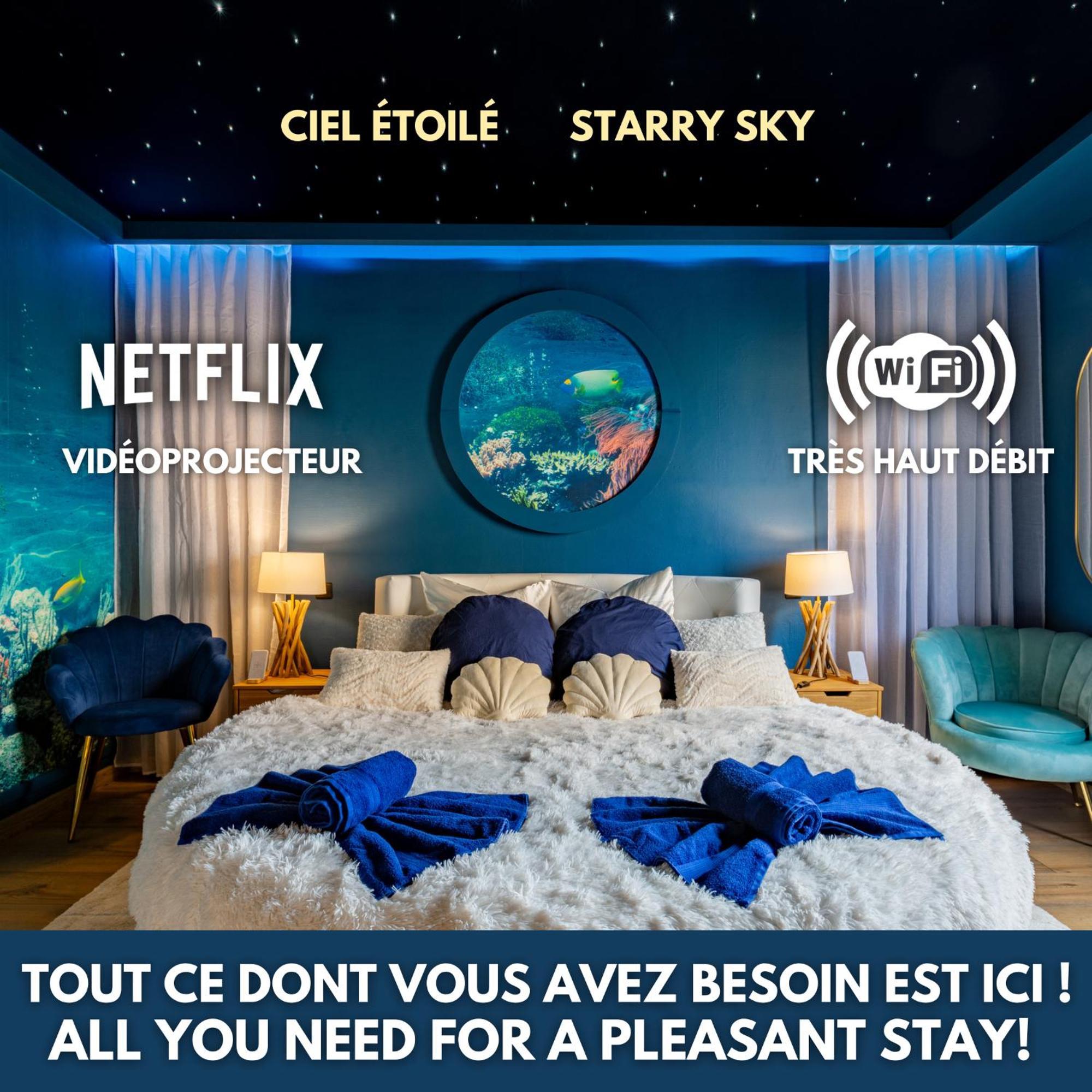 Lit Rond Tres Grand Et Confortable - Garage Possible Ou Parking Gratuit Rue - Gare 2 Min Et Ville 4 Min En Tram - Ciel Etoile - Netflix Videoprojecteur - Luxe Et Evasion สตราสบูร์ก ภายนอก รูปภาพ